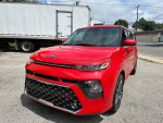 2020 Kia Soul GT-Line in red, clean condition with alloy wheels and sunroof, showcasing modern design and features.