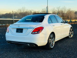 2016 Mercedes-Benz C-Class C 300 4MATIC in white with alloy wheels and panoramic roof, excellent condition.