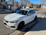 2015 BMW m235i coupe in great condition, RWD, custom exhaust, low mileage parked on street
