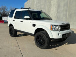 2013 Land Rover LR4 HSE Luxury in white with black wheels, exterior view