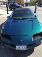 1995 Chevrolet Camaro Z28 convertible in mystic teal color with low mileage and original features
