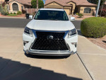 Front view of a 2019 Lexus GX 460 4WD with luxury features and low mileage.