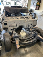 1967 Chevrolet Camaro RS Coupe stripped down, prepared for body work, with minimal rust and all parts included.