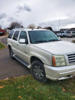 2005 Cadillac Escalade AWD SUV on a residential street with slight visible wear and well-maintained exterior.