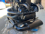 1965 VW Bus project with a brand new 1835 CC motor and custom exhaust components.
