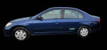 2005 Honda Civic GX FWD in blue color, 133,000 miles, clean body, automatic transmission.