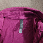 Woman's 3/4 length Cowl Neck Charlotte Russe Top Size S - Pink