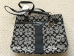 Coach Signature Stripe Tote Shoulder Bag, 28504 - BRAND NEW WITH TAGS