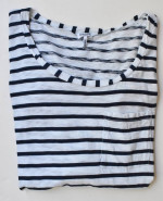 SPLENDID Size SMALL Striped Long-Sleeved T-shirt MADE IN USA