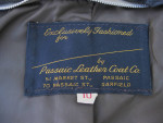 VTG Brown Passaic Leather Motorcycle Jacket Ladies Sz 10 w/Zip-out