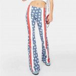 FREE PEOPLE STARS n STRIPES FLARE JEANS Sz 25