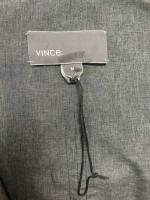 VINCE LAMB LEATHER REVERSIBLE HOODED JACKET