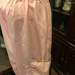 Super cute pink scrubs with cute trim on pockets