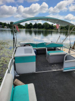 22' Pontoon Boat with Mercury 50 HP Motor