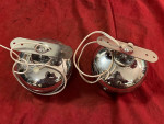 Pair Of NOS Accessory Chrome Fog Lights New