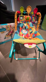 Almost new! Fisher-Price Infant-to-Toddler Rocker - Circus