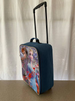 Disney Frozen blue rolling luggage