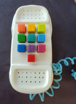 1970’s Tonka Toddlers Ambulance Medical Emergency Vehicle w Phone Toy