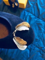 NEW $328 ANTHROPOLOGIE Trinket Pilcro Letterpress Suede Flats Shoes 8