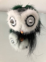 New Fendi Mohawk Fur Monster Charm for Handbag