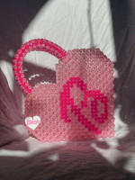 B*tch Bag | Vibrant Colorful Quirky Handmade Beaded Shoulder Bag