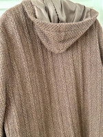 Imported Irish Wool Long, Hooded Jacket