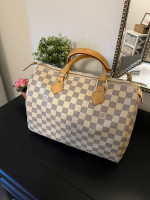 LV Speedy 30 | Damier Azur