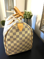 LV Speedy 30 | Damier Azur