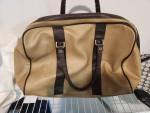 Rare AUTHENTIC Burberry Haymarket Nova Check vintage duffle