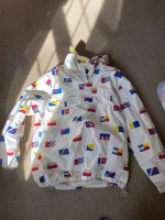 Several trash bags of brand name clothes