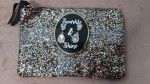 BLINGED SEQUINS PURSES W/MATCHING EARRINGS