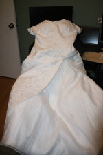 David's Bridal Used Wedding Dress- Size 12