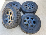 (4) Jeep Gladiator wheels and tires like new