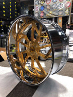 26” 24” 22” Chrome Snowflake Chevy GMC Replica wheels rims TIRES 6 LUG