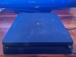 PS4 1TB Slim Black Console - Tested Works!